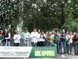 Ricardo Gallardo inaugura obras del camino Xolol-Tancanhuitz y entrega unidad deportiva en la Huasteca.