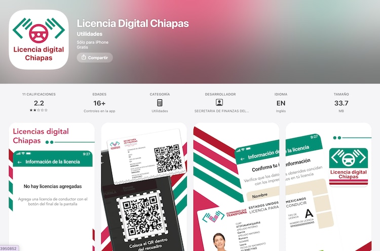 Licencia Digital Chiapas