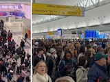 Largas filas, olas de gente y viajeros varados se registran en varios aeropuertos de EU.