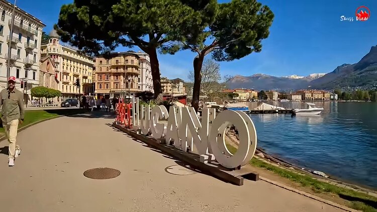 A Lugano, Suiza, se le llama "la Suiza italiana".