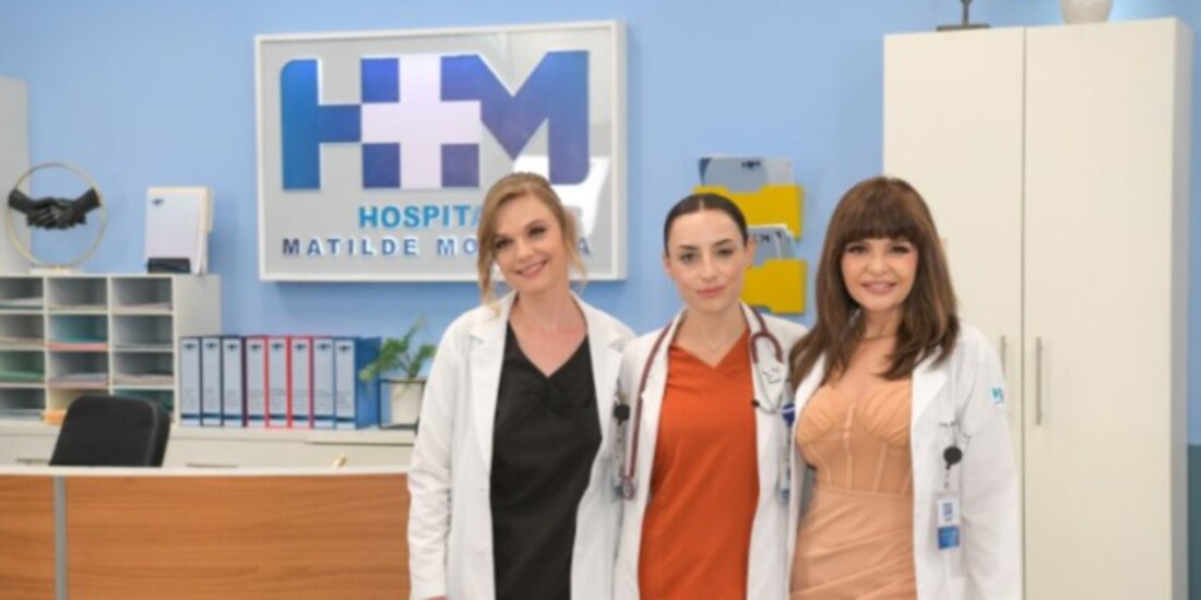 De izq. a der.: Ana Layevska, Marimar Vega e Itatí Cantoral, ayer.