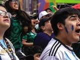 Miles de aficionados asistieron al Fan Fest del Zócalo capitalino para disfrutar de la final del Mundial.