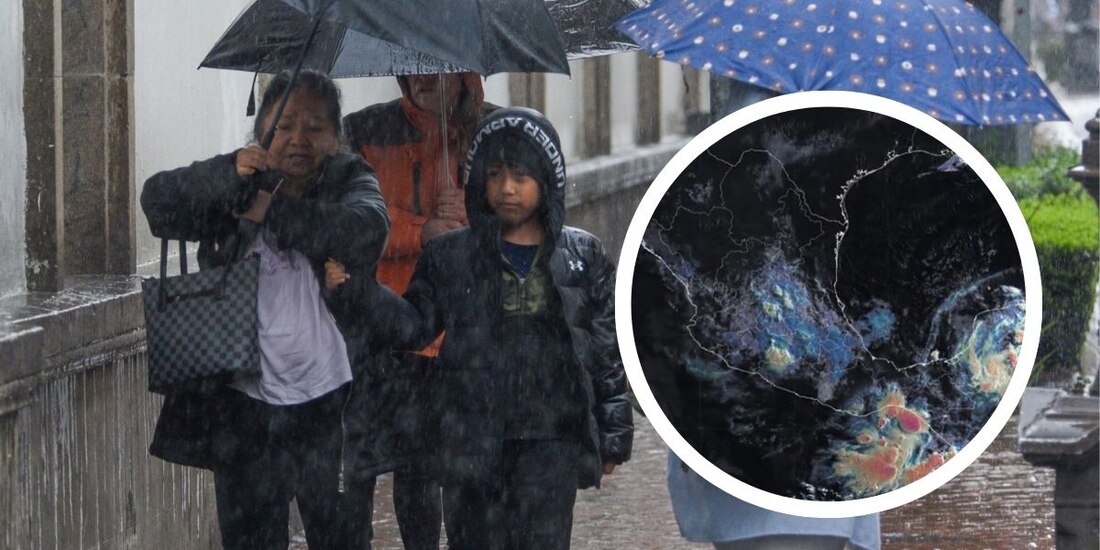 Seguirán las fuertes lluvias en México este sábado 29 de junio.
