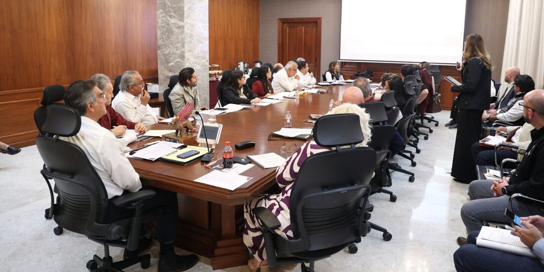 Américo Villarreal revisa avance de proyectos y llama a evitar subejercicios en Tamaulipas.