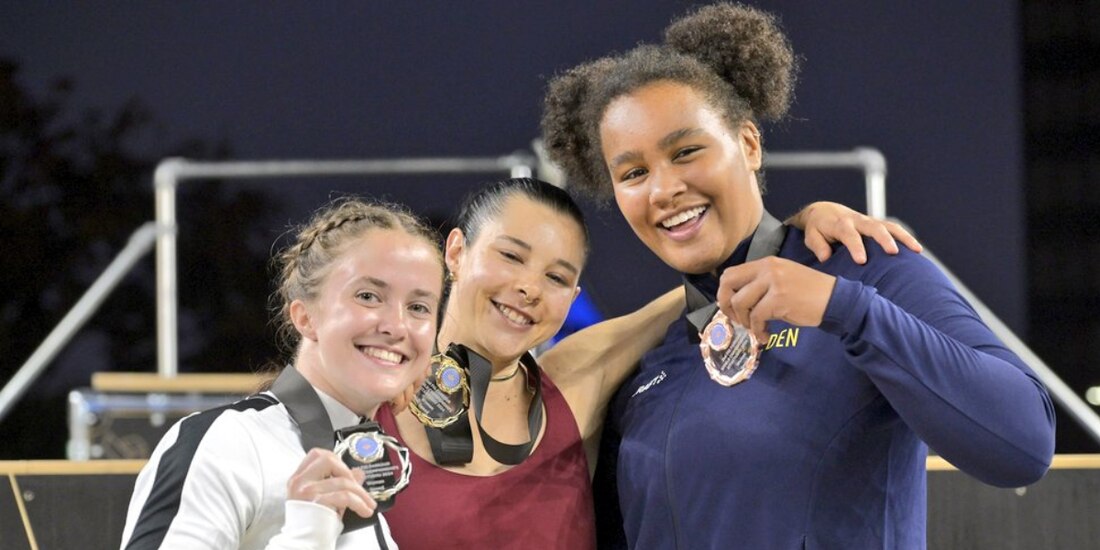 Ella Bucio se lleva el el Campeonato Mundial de Parkour 2024 Foto: @MLosAngeles2028 / X