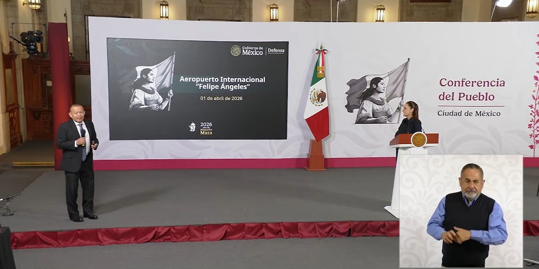 Isidoro Pastor Román esta mañana en Palacio Nacional.