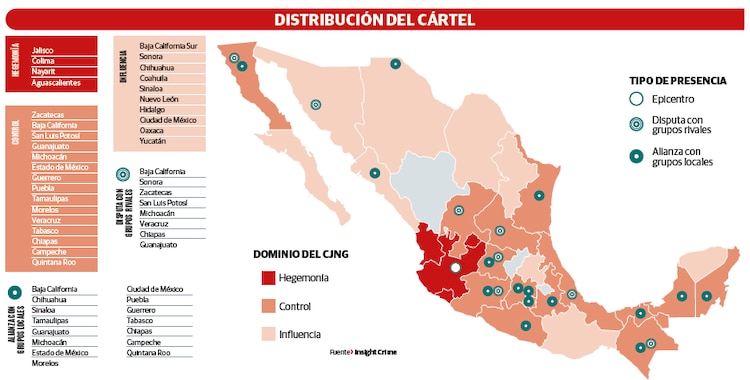 DISTRIBUCIÓN DEL CÁRTEL