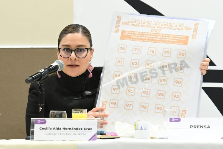 IECM avala boletas con nuevos diseños para elección de COPACO