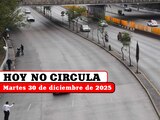 Te contamos cómo aplica el Hoy No Circula este martes 30 de diciembre de 2025 en la Ciudad de México y el Estado de México.