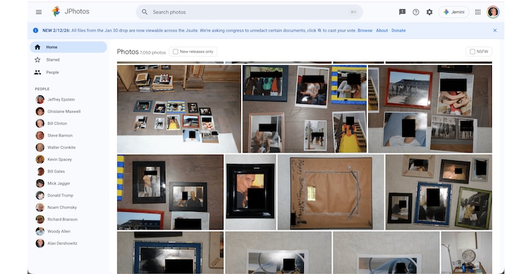 Contenido de Jmail de Jeffrey Epstein