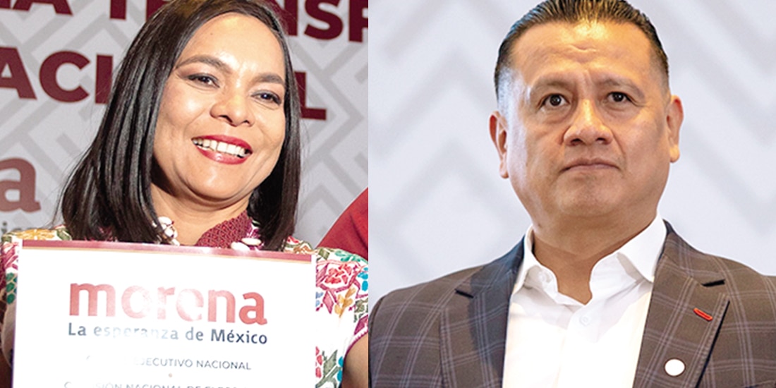 BEATRIZ Mojica, ayer, y CARLOS Torres
Piña
