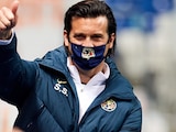 Santiago Solari durante un partido del América en el Torneo Guard1anes 2021.