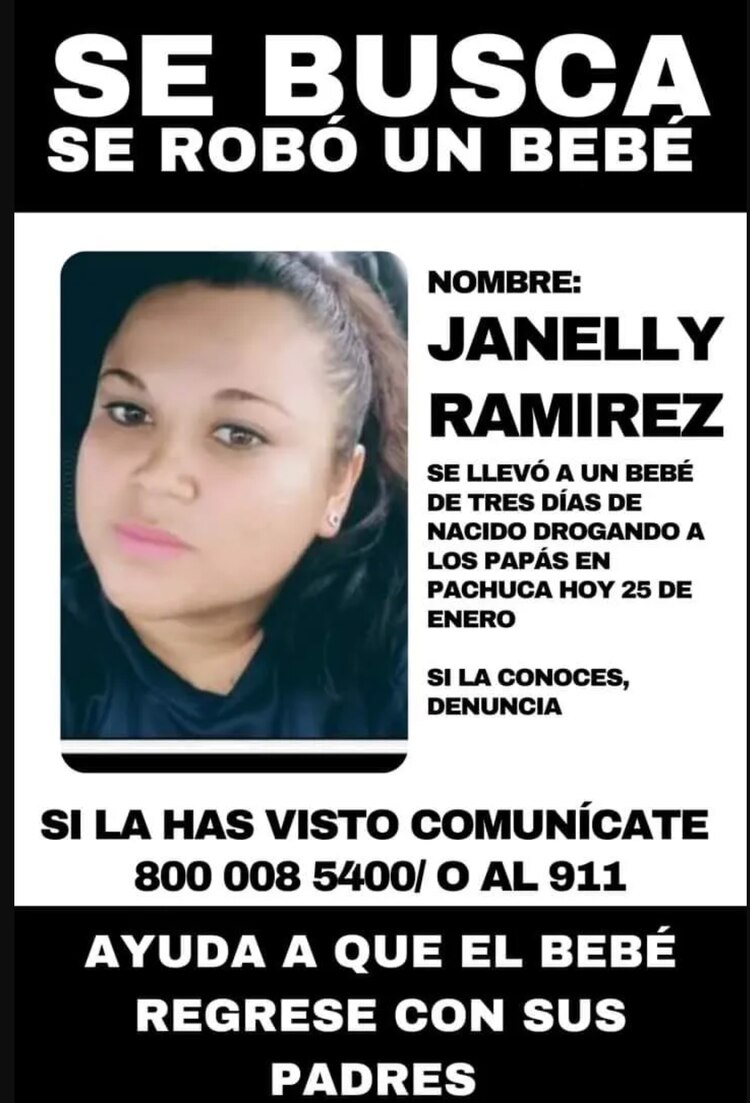 Aunque el pequeño Abdiel ya fue entregado a sus padres, las autoridades siguen la búsqueda de la mujer que se lo robó y que dio un nombre falso, así como su pareja sentimental.