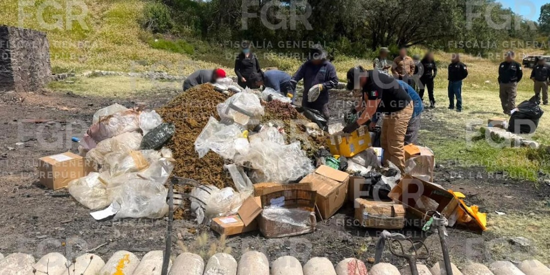 FGR incinera otros 565 kilos de droga y supera las siete toneladas destruidas en septiembre