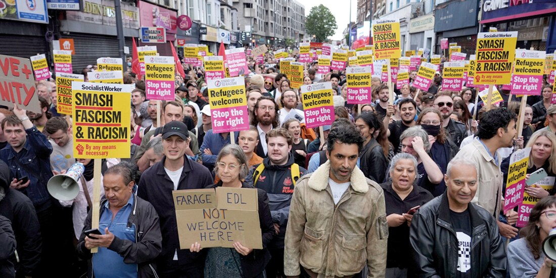 Manifestantes antirracistas en Londres, el pasado miércoles.
