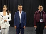 Laura Haro Ramírez (PAN, PRI, PRD), Pablo Lemus Navarro (MC) y Claudia Delgadillo González (Morena).