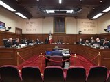 Los ministros de la Suprema Corte de Justicia de la Nación en sesión.