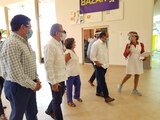 Acompañado por el director general del CRIT-Teletón Guerrero, el gobernador y su esposa recorrieron las dos áreas donde están instaladas las 73 camas para pacientes Covid-19 y no Covid.