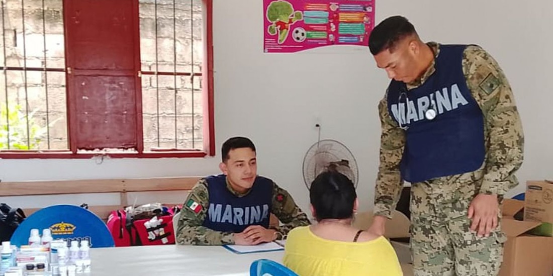 Marina y Salud acercan atención médica gratuita a comunidades aisladas del Golfo