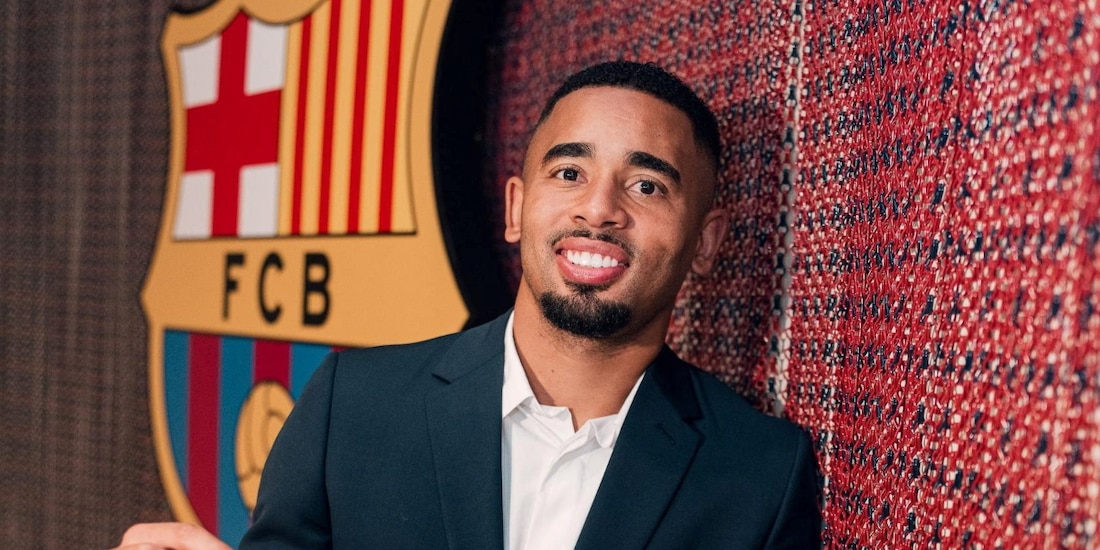 Gabriel Jesús ya fue presentado como nuevo delantero del Barcelona.