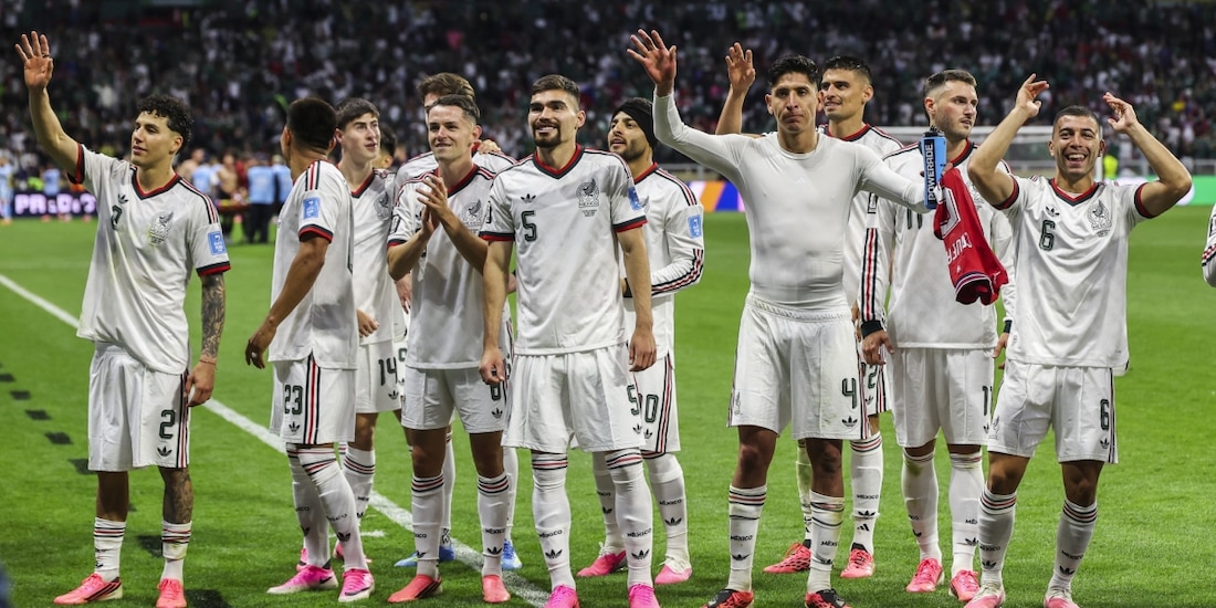La Selección Mexicana en un partido de la Copa del Mundo 2026