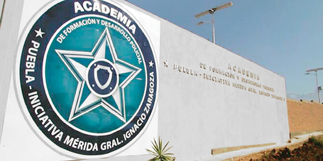 Academia en Puebla creada en el marco del Plan Mérida, en foto de archivo.