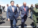 Samuel García inaugura destacamento de Fuerza Civil en Cerralvo.