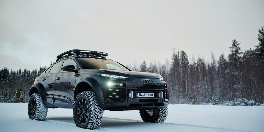 La camioneta es un lujo de la marca
para los amantes de la velocidad y la nieve.