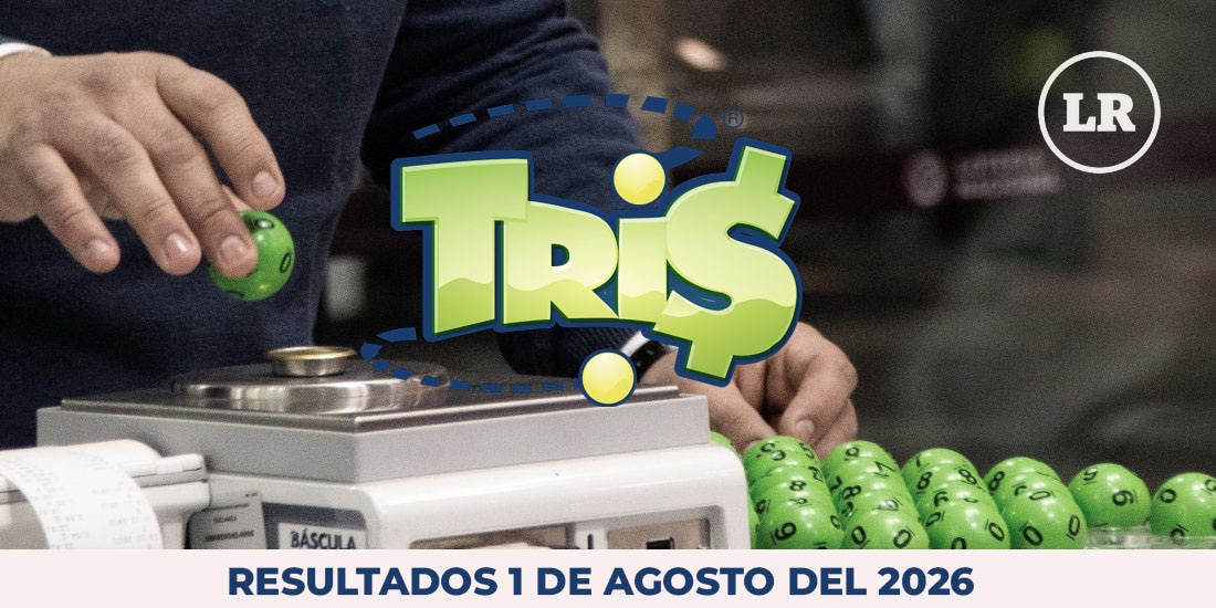 Resultados del Tris de hoy 1 de agosto del 2026.