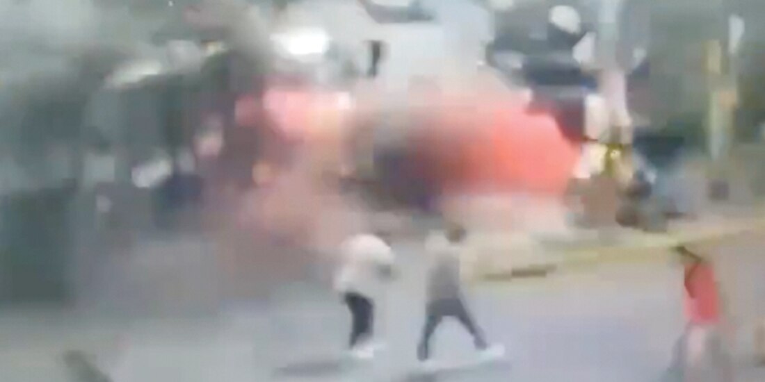 Captura del video de la explosión mostró que no había un tanque de gas.