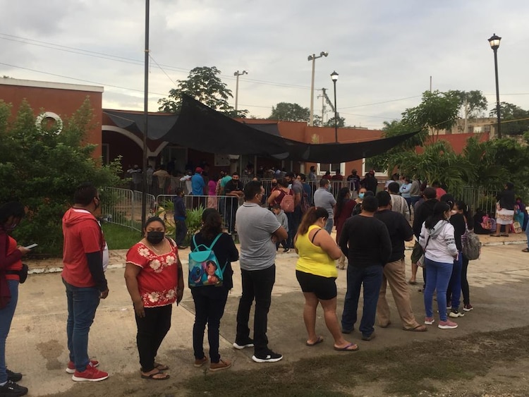 Alta participación ciudadana se registró en Uayma, Yucatán.