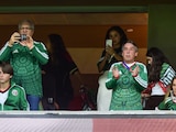 Emilio Azcárraga durante un partido de México en el Estadio Azteca en el Mundial 2026.