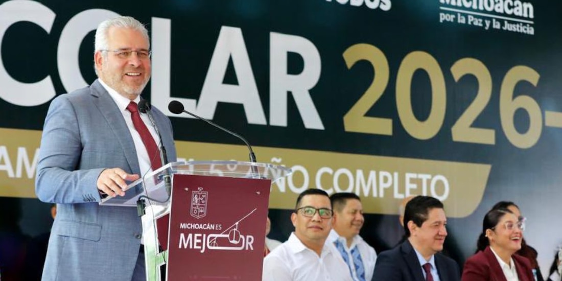 El paquete de inversión de 6 mil millones de pesos para aulas y conectividad fue presentado por el gobernador Alfredo Ramírez Bedolla.