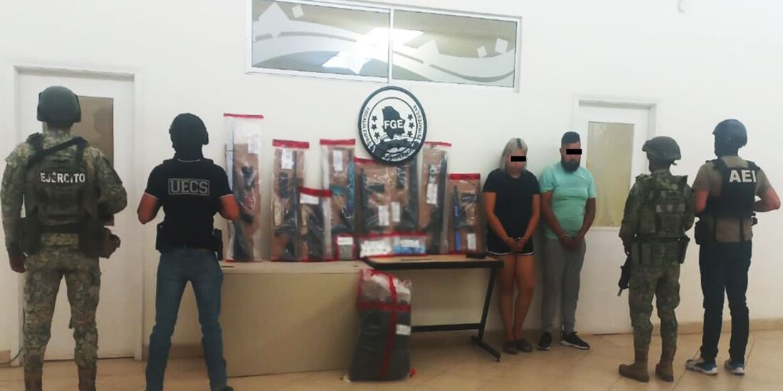 Arresto de presuntos delincuentes en Chihuahua.