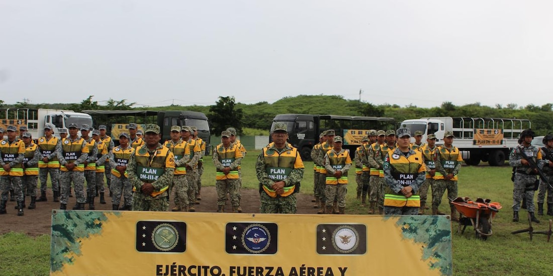 Elementos federales en operaciones.