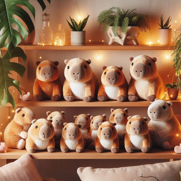 ¿Tú ya tienes tu peluche de capibara?