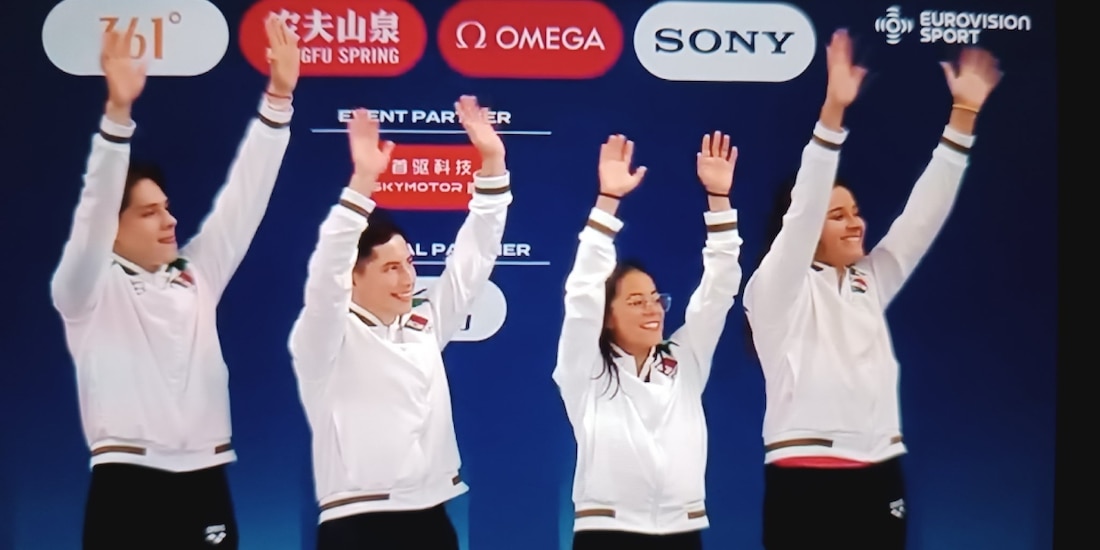 México gana medalla de plata en la Copa del Mundo de Clavados de China en la prueba de equipo mixto de 3 y 10 metros