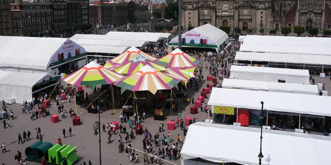 La Feria Internacional del Libro del Zócalo inicia esta semana.