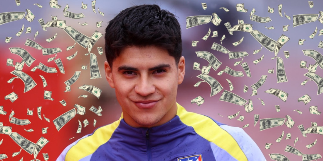 Obes Vargas llegó este año al Atlético de Madrid.