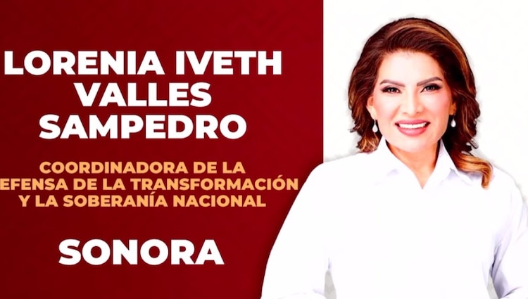 Lorenia Valles es nombrada coordinadora de Morena en Sonora rumbo a 2027