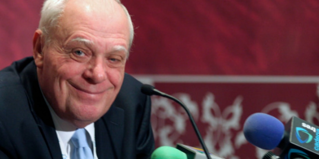 António Lobo Antunes en rueda de prensa en la Feria Internacional del Libro de Guadalajara, México, el 29 de noviembre de 2008.