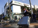 Daños del huracán Otis en Acapulco.