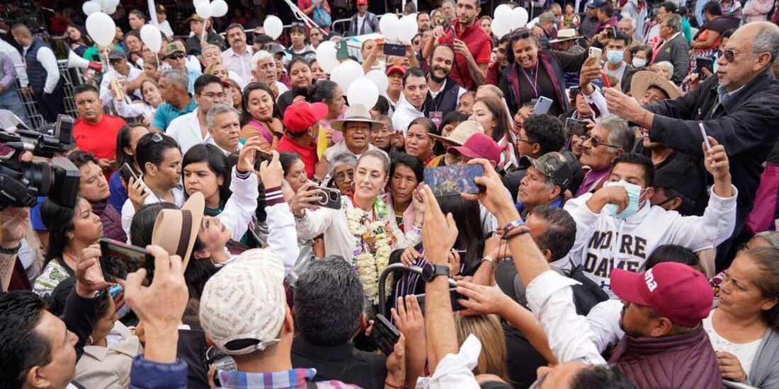Claudia Sheinbaum llama a construir el segundo piso de la 4T junto al pueblo.