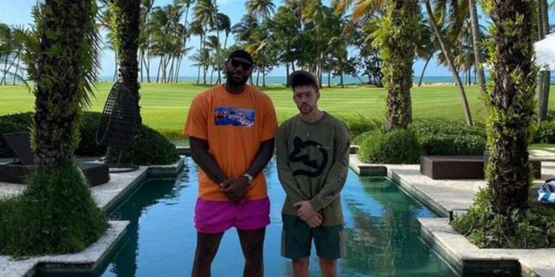 Bad Bunny y LeBron James conviven juntos en Puerto Rico.
