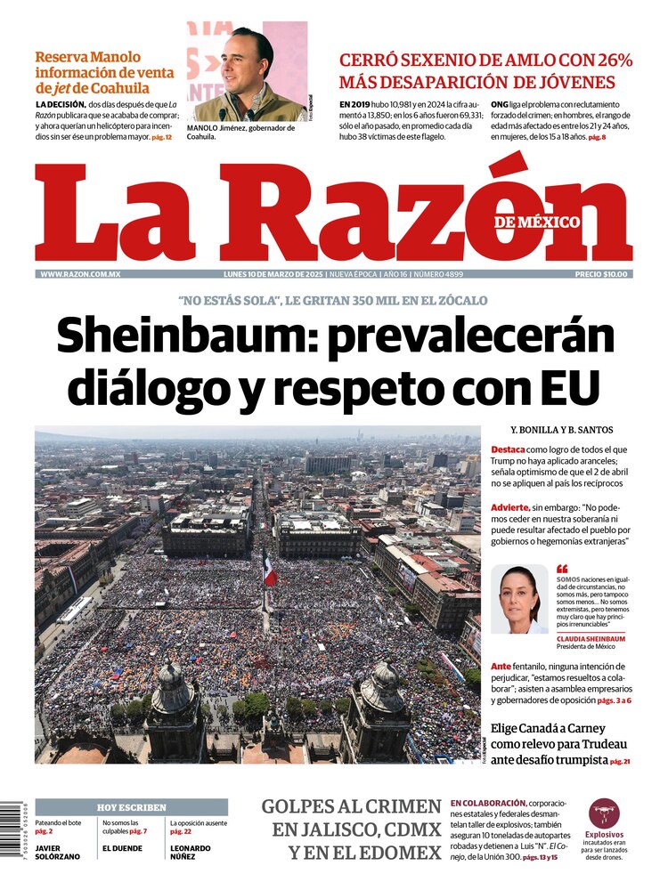 La Razón 10 marzo 2025