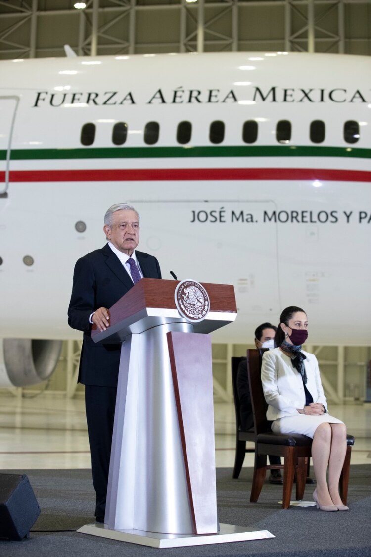 El presidente de México, Andrés Manuel López Obrador, el 27 de julio de 2020.