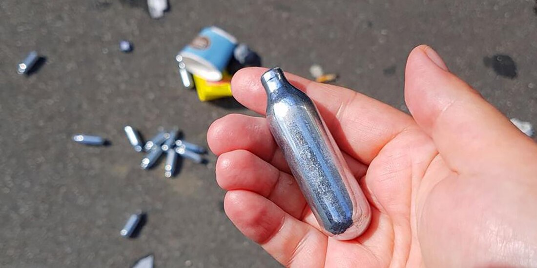 El gas de la risa comienza a causar preocupación en Reino Unido.