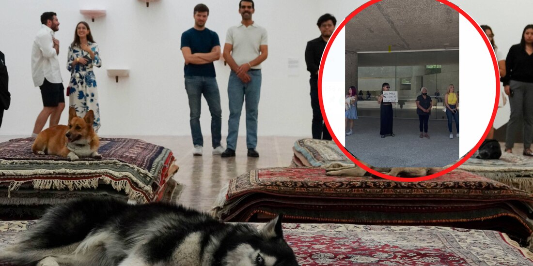 Se manifiestan a fuera del Museo Tamayo