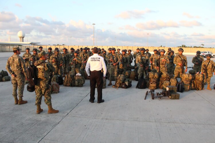 Los elementos de la Marina serán desplegados en los municipios de Tulum, Solidaridad y Benito Juárez.