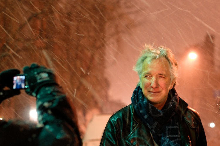 El actor Alan Rickman.